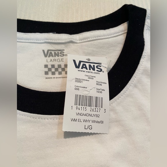 Vans El Why Short Sleeve Cropped Tee T-Shirt - Picture 6 of 6